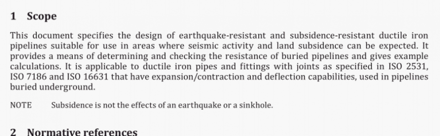 Earthqua ke-resistant and subsidence
