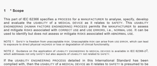 BS EN 62366-1:2015 Medical devices Part 1: Application of usability engineering to medical devices