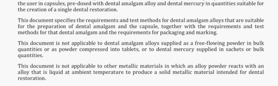 BS ISO 20749:2017 Dentistry - Pre-capsulated dental amalgam