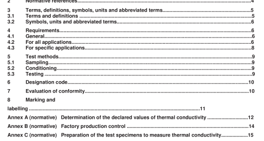 BS EN 14316-1:2004 - Thermal insulation products for buildings — In- situ thermal insulation formed from expanded perlite (EP) products — Part 1: Specification for bonded and loose-fill products before installation
