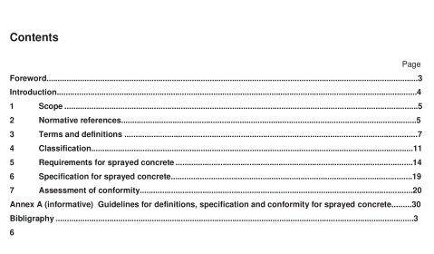 BS EN 14487-1:2005 - Sprayed concrete — Part 1: Definitions, specifications and conformity