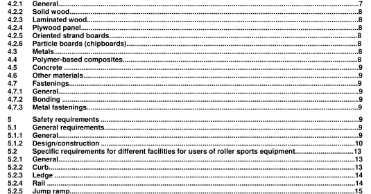 BS EN 14974:2006 - Facilities for users of roller sports equipment — Safety requirements and test methods