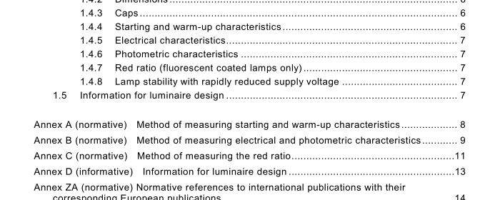 BS EN 60188:2001 - High-pressure mercury vapour lamps — Performance specifications