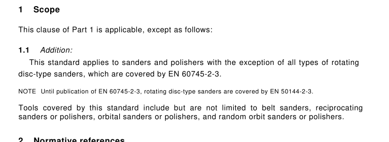 BS EN 60745-2-4:2003 - Hand-held motor-operated electric tools — Safety — Part 2-4: Particular requirements for sanders and polishers other than disk type