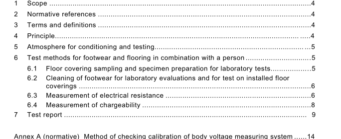 BS EN 61340-4-5:2004 - Electrostatics — Part 4-5: Standard test methods for specific applications — Methods for characterizing the electrostatic protection of footwear and flooring in combination with a person