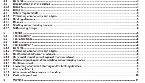 EN 13843:2009 - Roller sports equipment - Inline-skates - Safety requirements and test methods