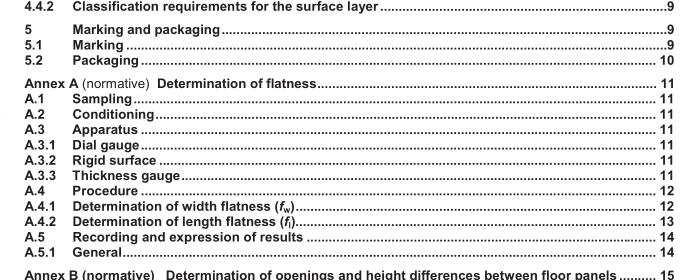 EN 14085:2010 - Resilient floor coverings - Specification for floor panels for loose laying