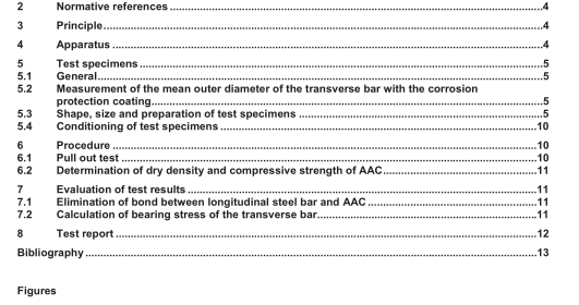EN 15361:2007 - Determination of the influence of the corrosion protection coating on the anchorage capacity of the transverse anchorage bars in prefabricated reinforced components of autoclaved aerated concrete