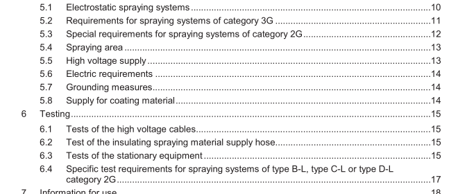 EN 50176:2009 - Stationary electrostatic application equipment for ignitable liquid coating material - Safety requirements