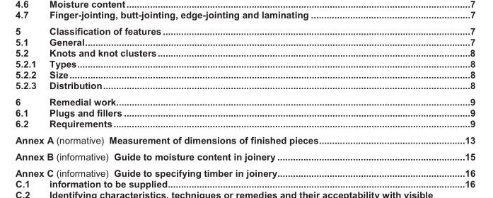 EN 942:2007 - Timber in joinery - General requirements